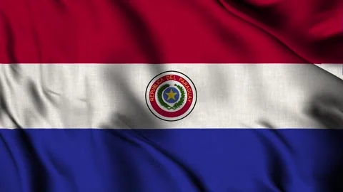 PARAGUAY Flag Waving Stock Footage 241744824