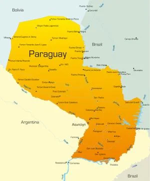 Paraguay Stock Illustration