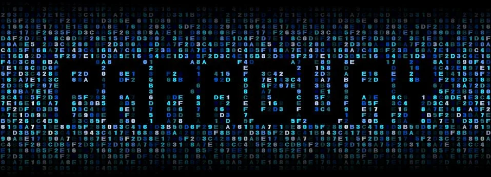 Paraguay text on hex code illustration Stock Illustration