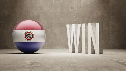 Paraguay. Win Concept. Stock Illustration