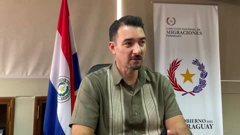 Paraguayan immigration posts will operate at the limit of their capacities for t Stock Footage 292832998