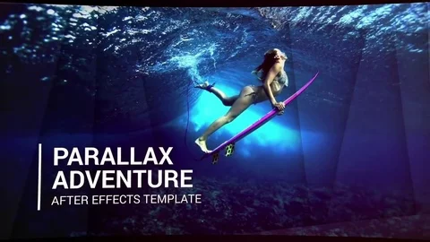 Parallax Adventure Slide Show AE Template Modèle After Effects