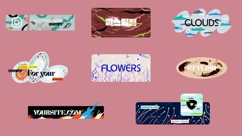 Parallax Art Titles for After Effects 库存 After Effects