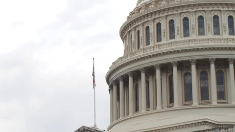 Parallax Capitol Building Stock Footage 107005330