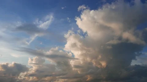 Parallax Clouds Timelapse 02 Stock Footage 49221082