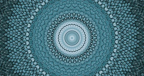 Parallax effect. Radial blue snake skin background. Snake skin texture closeup.  Stock Footage 119311568