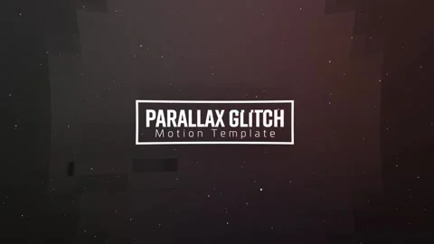 Parallax Glitch 库存 After Effects