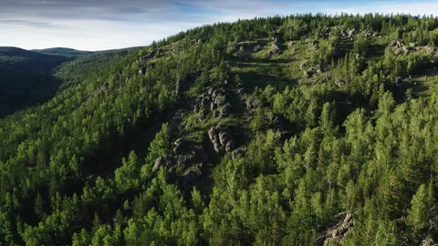 Parallax of mountains. 스톡 동영상 112098047