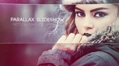 Parallax Opener Slideshow Movie Trailer and Titles Displays Photo Gallery Stock After Effects