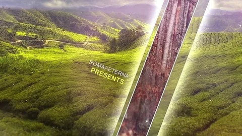 Parallax Parallel Slideshow Ver 2 After Effects stock