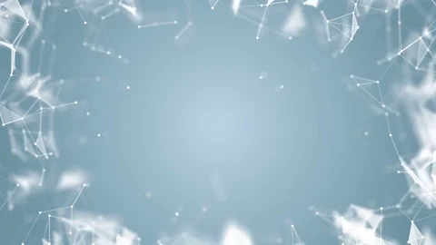 Parallax plexus network. place for text. cinematic plexus background. seamless Stock Footage 84918847