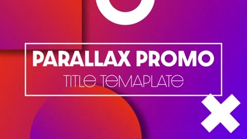 Parallax Promo Title  After Effects	Stock