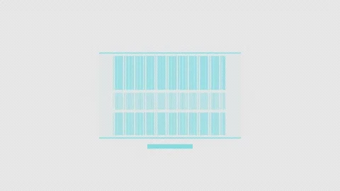 Parallel Automated HUD System Failure Barcode: Control Panel : 4K Alpha Stock-Footage 332944699