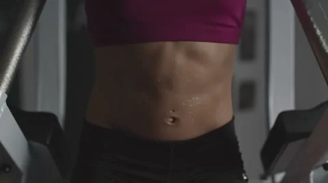 Parallel Bar Knee Raise Video stock 64969334