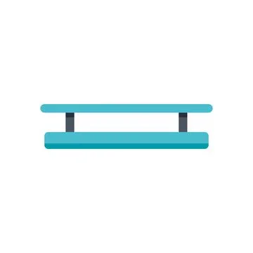 Parallel bars gymnastics equipment vector illustration Stock Illustration