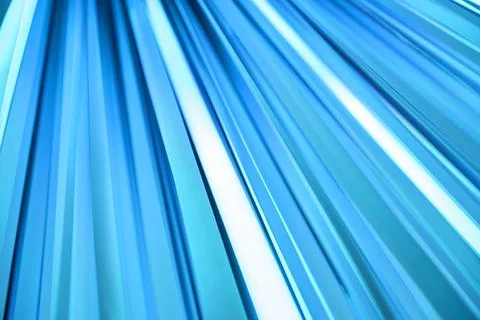 Parallel blue lines converging creating dynamic perspective effect Stock Photos
