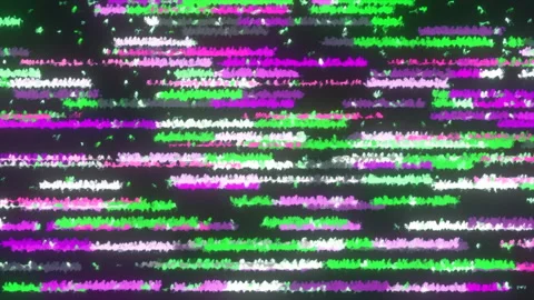 Parallel contrasting horizontal stripes of green and pink colors. Motion Stock Footage 213348577