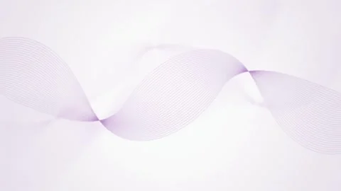Parallel curved lines flowing wave seamless loop motion background Stock Footage 343898730