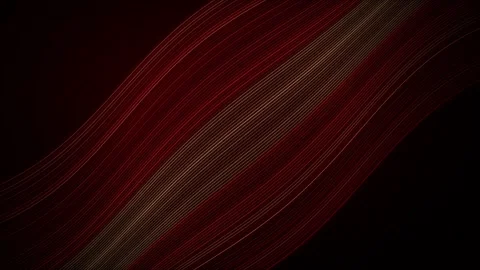 Parallel curved lines undulate in a seamless loop Stock Footage 341402072