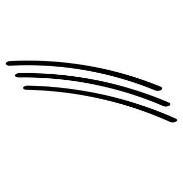 Parallel curved signal lines showing dynamic motion and connectivity flow Stock Illustration