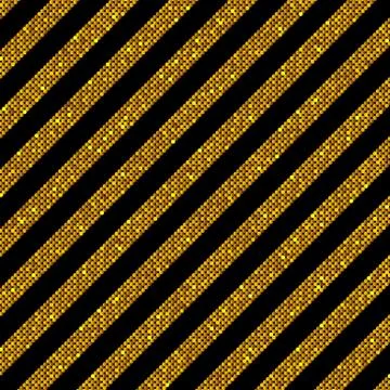 Parallel Diagonal Lines. Gold sequins. Stars. Stockillustratie