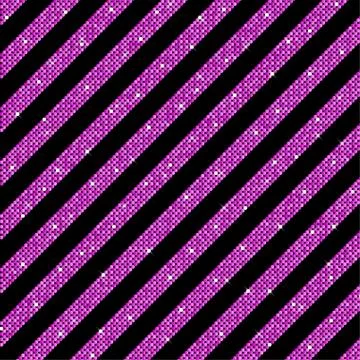Parallel Diagonal lines. Pink sequins. Stars. Stock Illustration