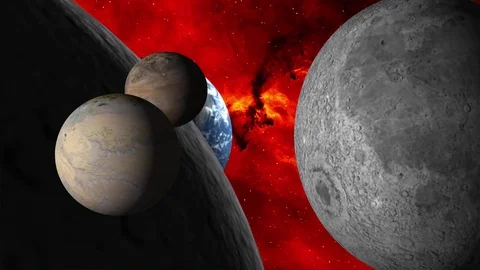 Parallel earthlike universe Stock Footage 86236115