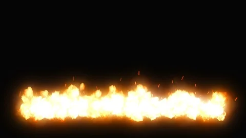 PARALLEL FIRE SIMULATION Video stock 122057359