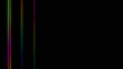 Parallel flashing moving vertical stripes on a black background. colored stripes Stock Footage 86172301