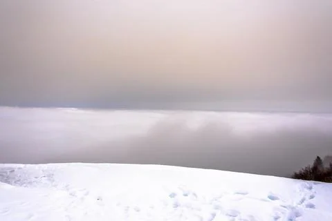 Parallel horizons Stockfoto's