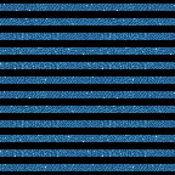 Parallel Horizontal lines. Blue sequins. Stars. Stockillustratie