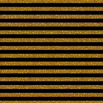 Parallel Horizontal lines. Gold sequins. Stars. イラスト素材