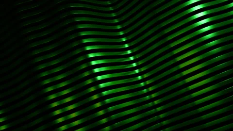 Parallel horizontal metal 3D narrow stripes with light flares. Design. Metal Stock Footage 243760542