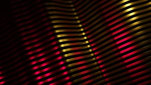 Parallel horizontal metal 3D narrow stripes with light flares. Design. Metal Stock Footage 243844289