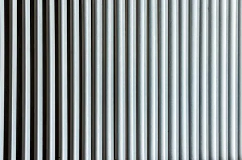 Parallel lines going into perspective close up Stock Photos