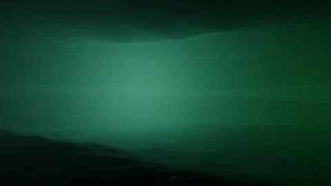 Parallel Oceans Flythrough. Seamless Loop Stock Footage 153833451