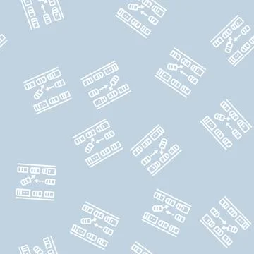 Parallel parking line seamless pattern Stock-Illustration