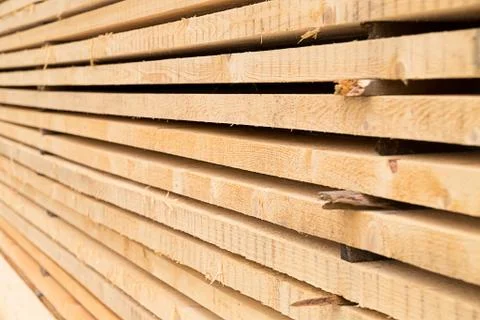 Parallel pine boards repeating with perspective, the basis of the plating of Stock Photos
