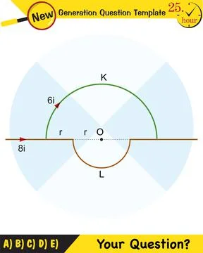 Parallel plate capacitor in circuit Stock Illustration