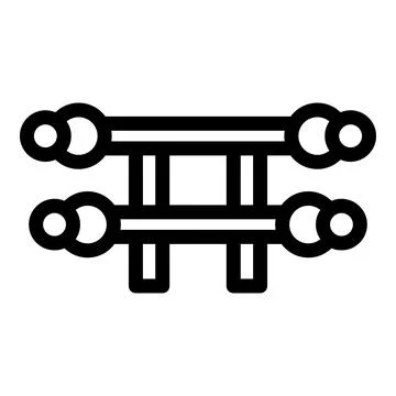 Parallel resistors connecting with electric current showing electrical resi.. Illustrazione stock