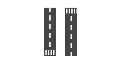 Parallel Road Segments Vidéo 334237893