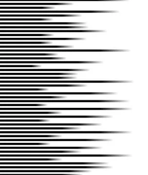 Parallel straight lines monochrome pattern geometric texture Illustrazione stock