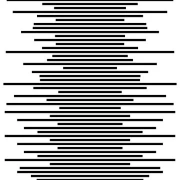 Parallel straight lines monochrome pattern geometric texture Illustrazione stock