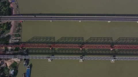 Parallel three bridges Video stock 252116084