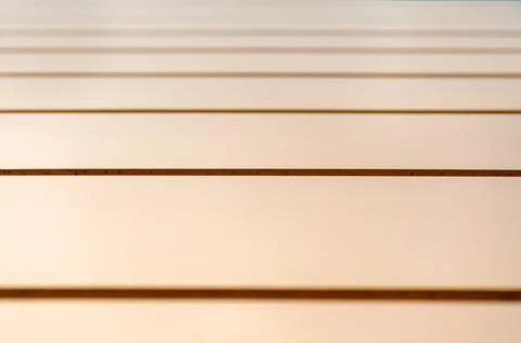 Parallel wall lines of a modern house close up Foto stock