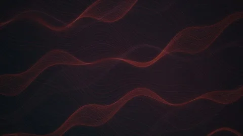 Parallel wave lines ripple gently in a seamless loop Stock Footage 341666055