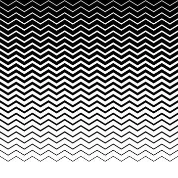 Parallel wavy-zigzag horizontal lines - Horizontally repeatable geometric pat 스톡 일러스트