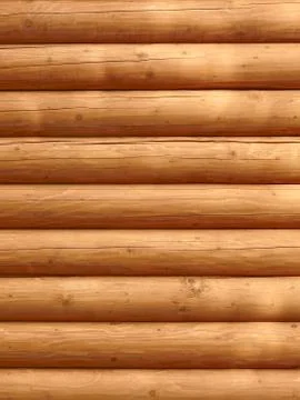 Parallel wooden logs Stock Photos
