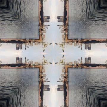 Parallel worlds Illustrazione stock