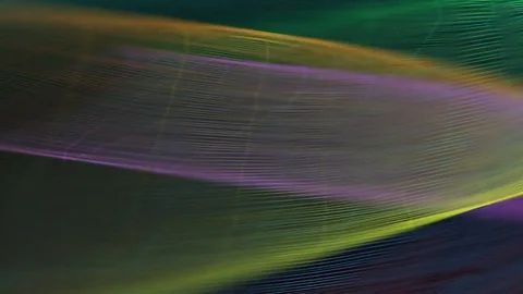 Parallelism and deflection of lines. cinematographic background. seamless loop. Stock Footage 80662530